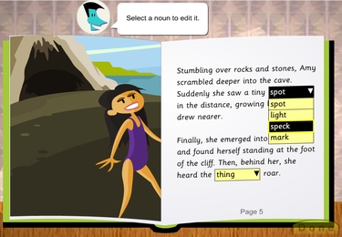 Super stories: The Sea Cave: nouns and adjectives