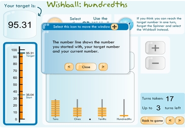 Wishball: hundredths