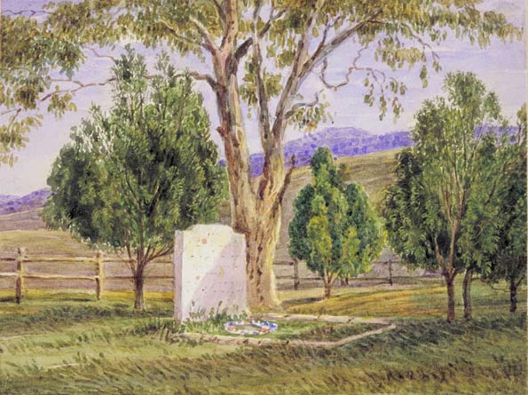 'First grave at Challicum, 1847'
