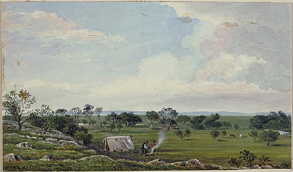 First settlement at Challicum, January 1, 1842