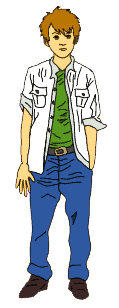 Teenage boy wearing casual clothes